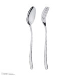 قاشق و چنگال 12 پارچه ام جی اس مدل MGS DF008