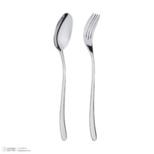 قاشق و چنگال 12 پارچه ام جی اس مدل MGS DF008