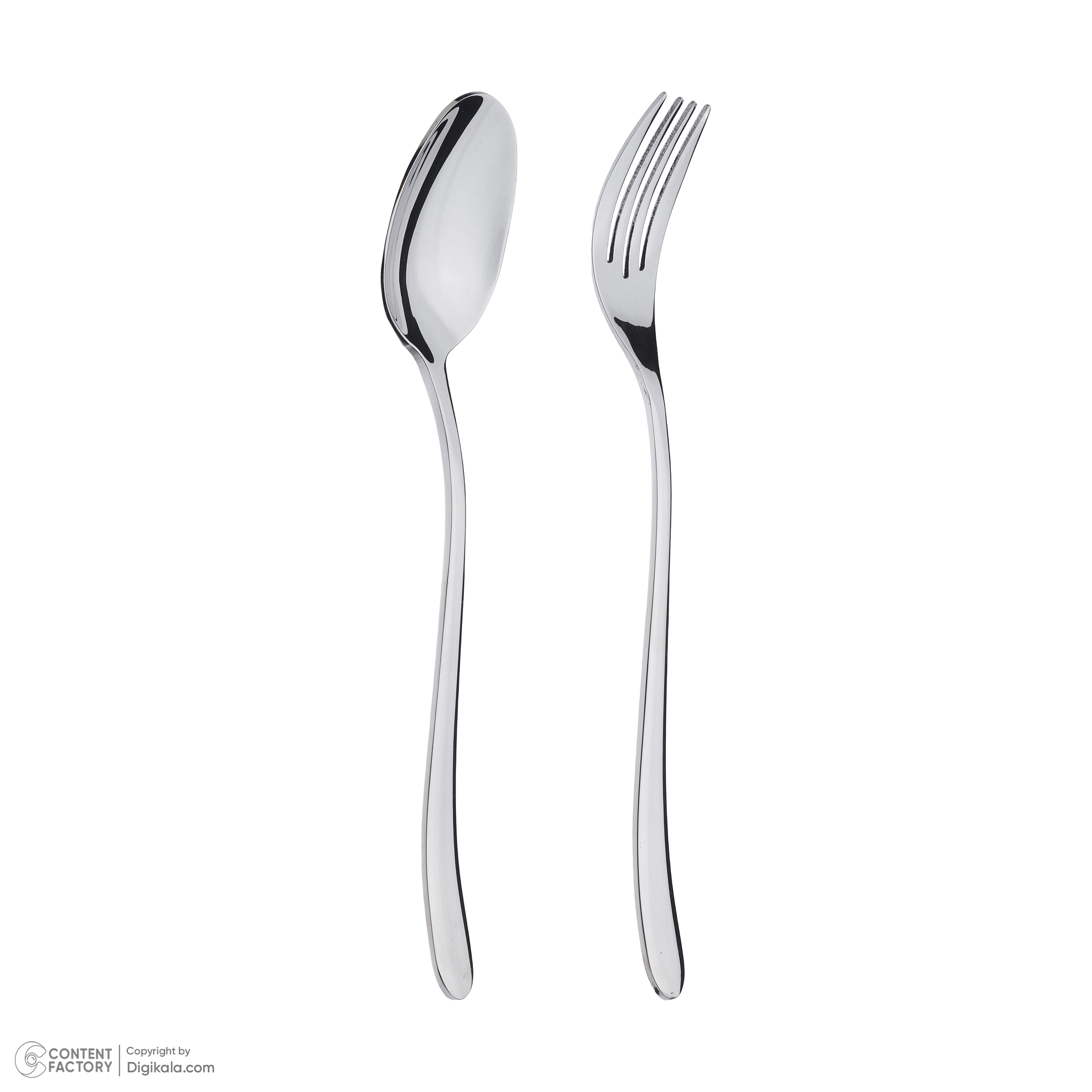 قاشق و چنگال 12 پارچه ام جی اس مدل MGS DF008 قاشق و چنگال 12 پارچه ام جی اس مدل MGS DF008