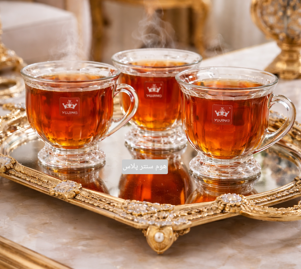 فنجان پایه دار خطی سلطنتی YUJING فنجان پایه دار خطی سلطنتی YUJING